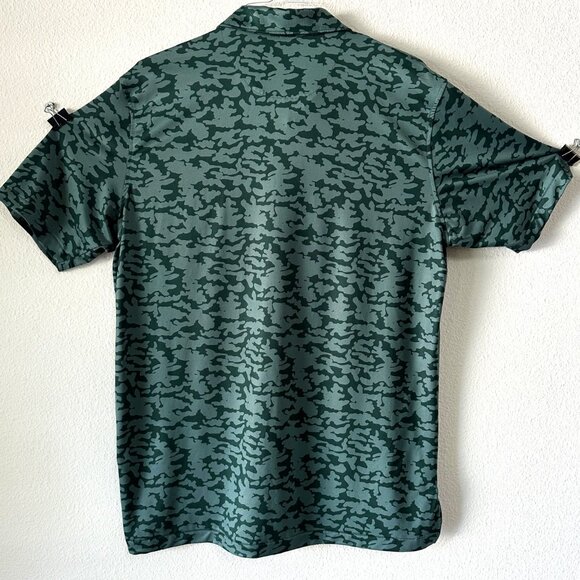 Peter Millar - Perfprmance Jersey Polo - L - Faded Green Camo - Picture 2 of 3
